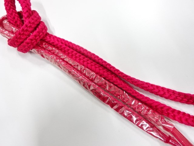 未使用品　正絹　手組帯締め